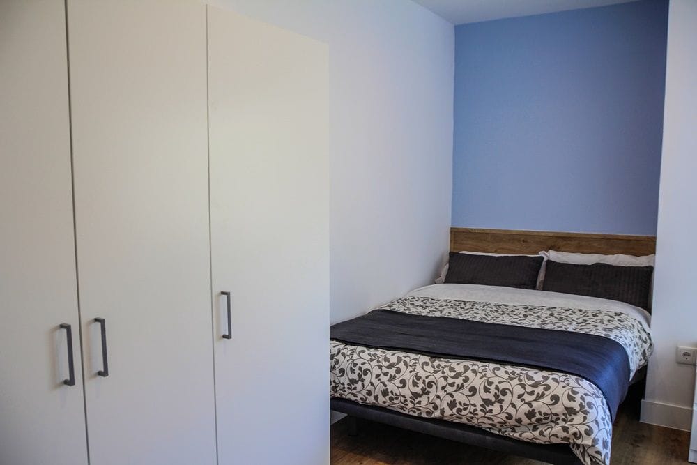 Bright double room in Madrid