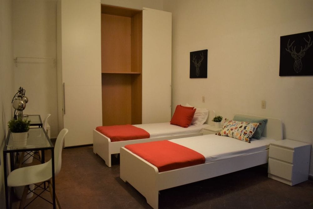 Big shared room with private bathroom